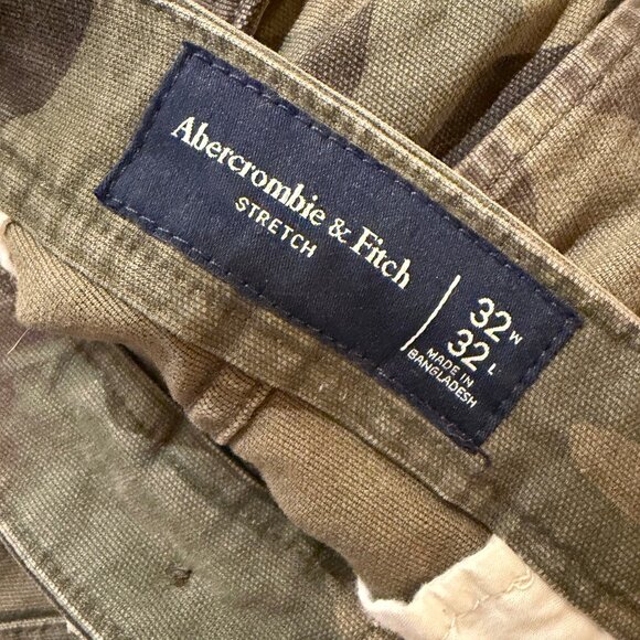 Abercrombie + Fitch Mens Camo Cargo Pants Size 32x32 - Picture 5 of 5
